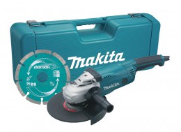 Makita GA9020KD 240VOLT 230mm Angle Grinder With Case & Diamond Blade £149.95